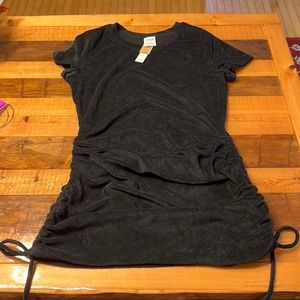 Black swimsuit cover up